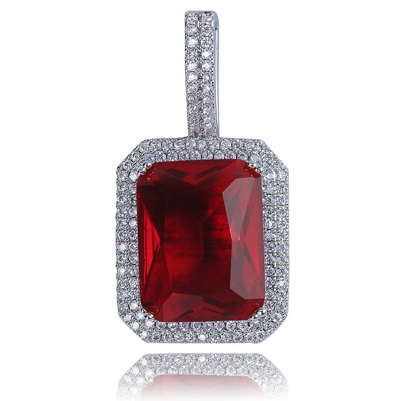Colored gemstone pendants for men and women