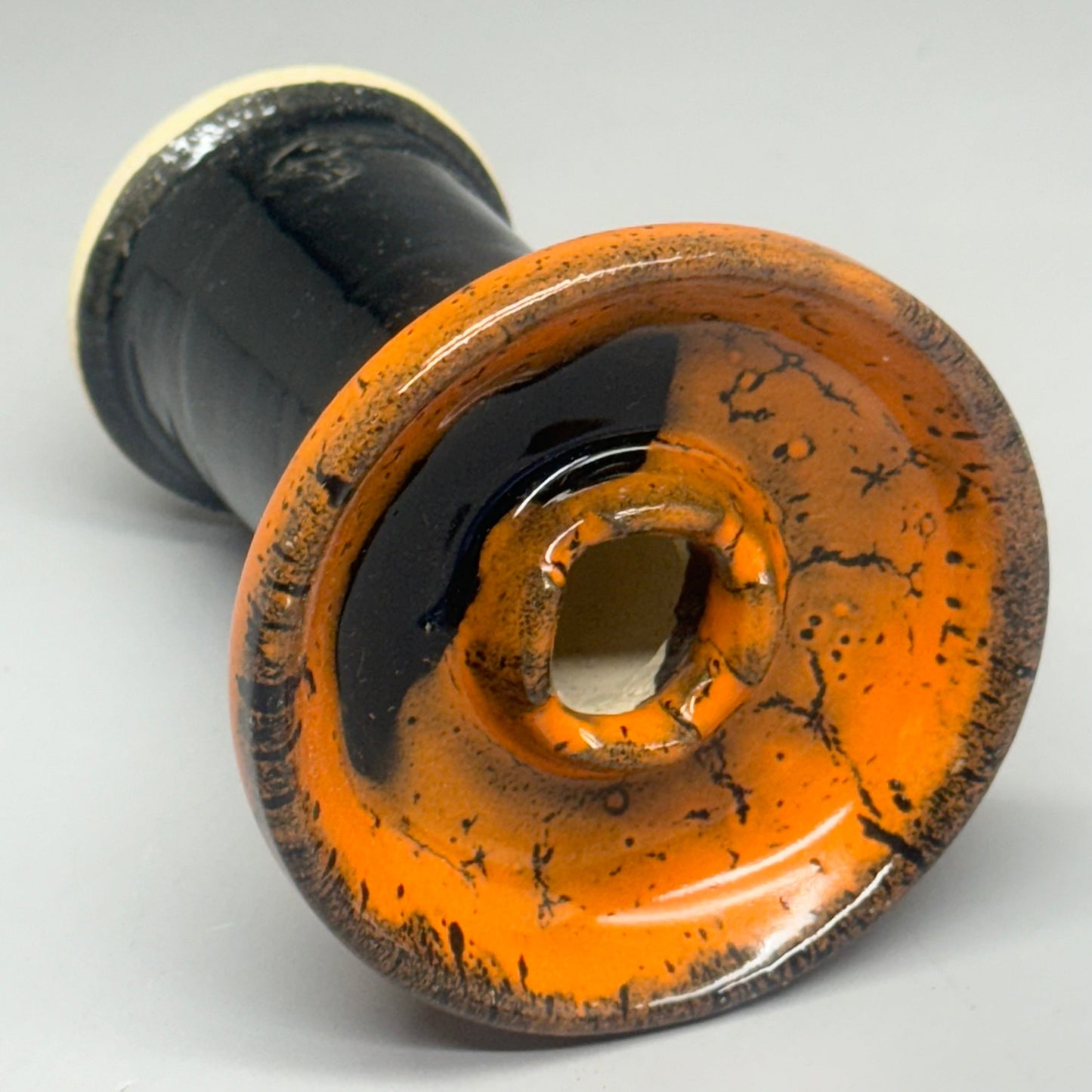 Mini Rook Bowl (20) Pack Size 4” L x 3” W Ceramic Orange/Black