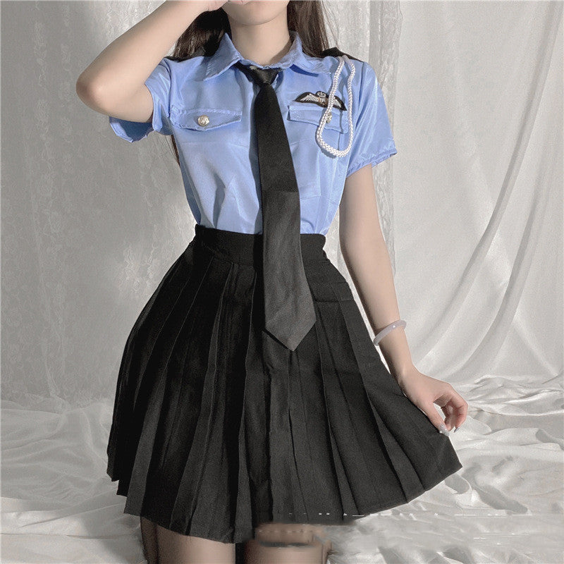Role-playing Uniform Suit Blouse Girl