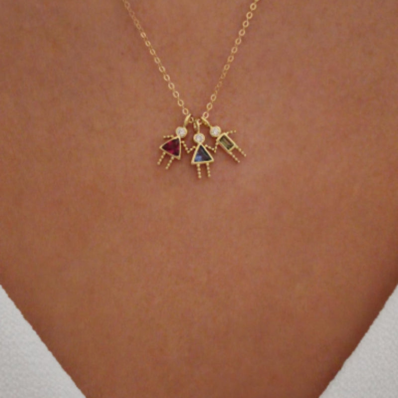 Twelve Zodiac Stone Pendants For Boys, Girls And Ladies, Gilded And Inlaid Zircon Pendants