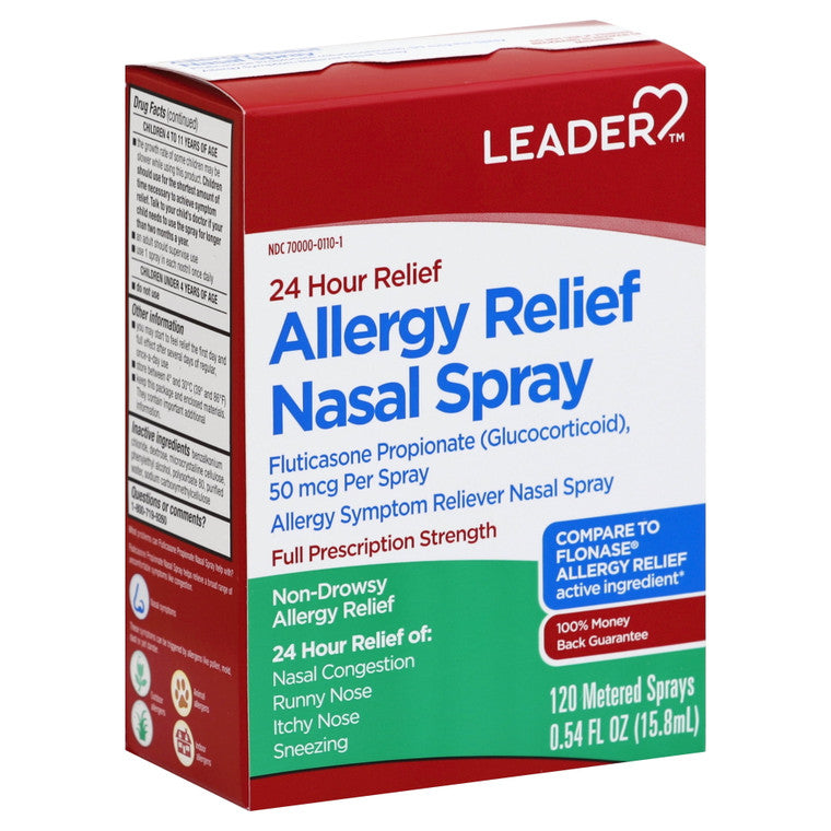 Leader 24 Hour Allergy Relief Nasal Spray