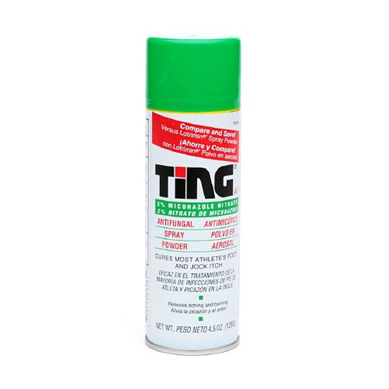 Ting Athlete's Foot Spray, Max Strength, Antifungal Spray Powder 4.5 OZ Can