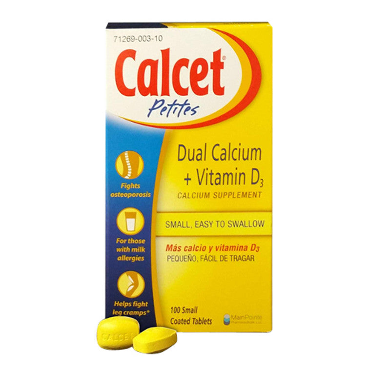Calcet Mission Pharmacal Petites, 100 Small Coated Tablets