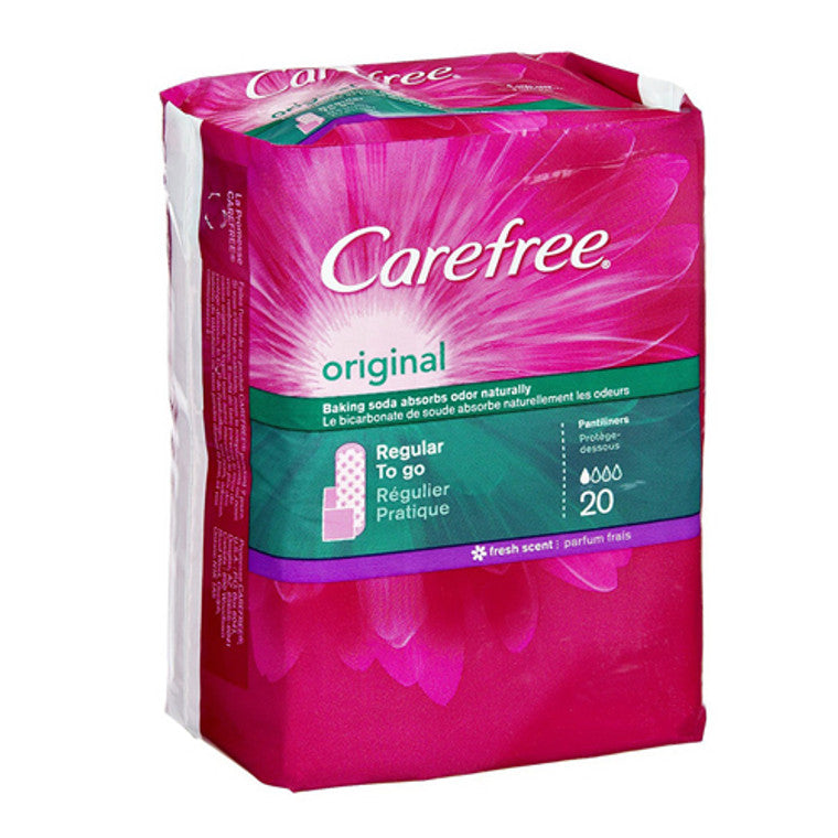 Carefree Pantiliners, Original, Fresh Scent, Regular To Go