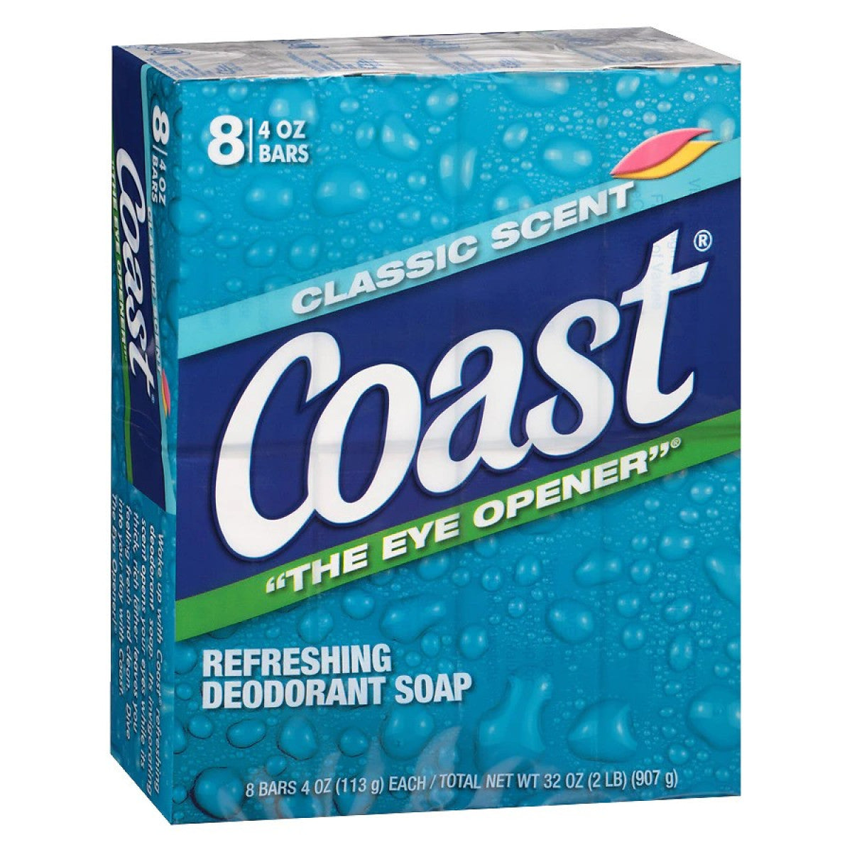 Coast 8 Pack Refreshing Pacific Force Classic Scent Deodorant Soap