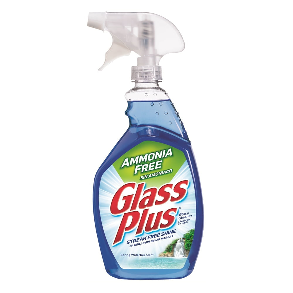 Glass Plus Spring Waterfall Scent Cleaner 32 Oz Liquid