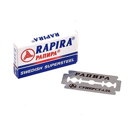 Rapira Swedish Supersteel Double Edge Razor Blades - 5 Pack