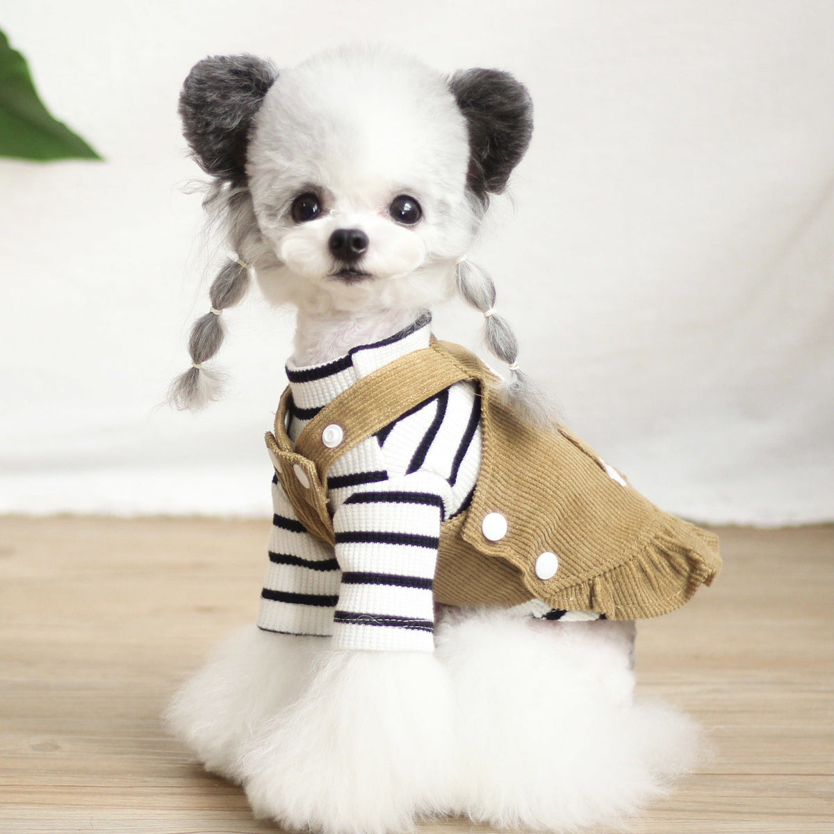 Cartoon Dress Suspender Skirt Small Dog