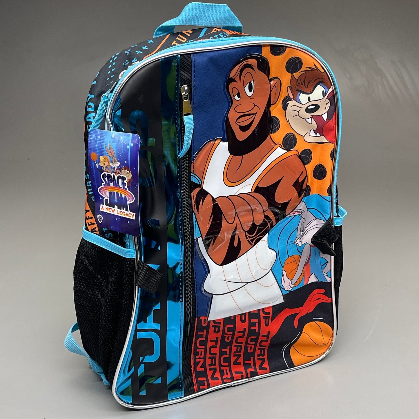 ACCESSORY INNOVATIONS Space Jam 5-PK (LeBron James) Backpack & Lunch Bag Blue