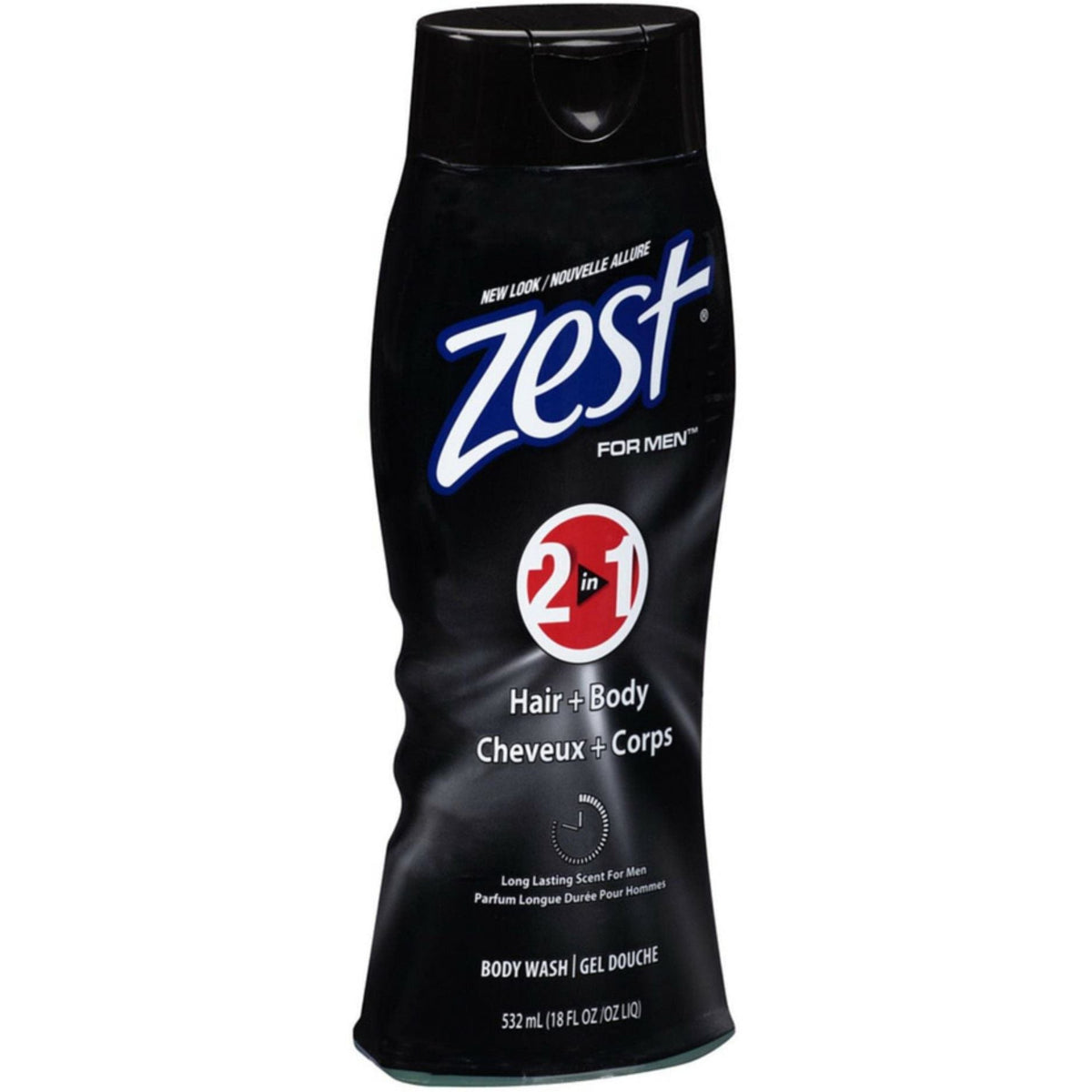 Zest Hair & Body Wash, Fresh Blast, 2 In 1 18 Fl Oz