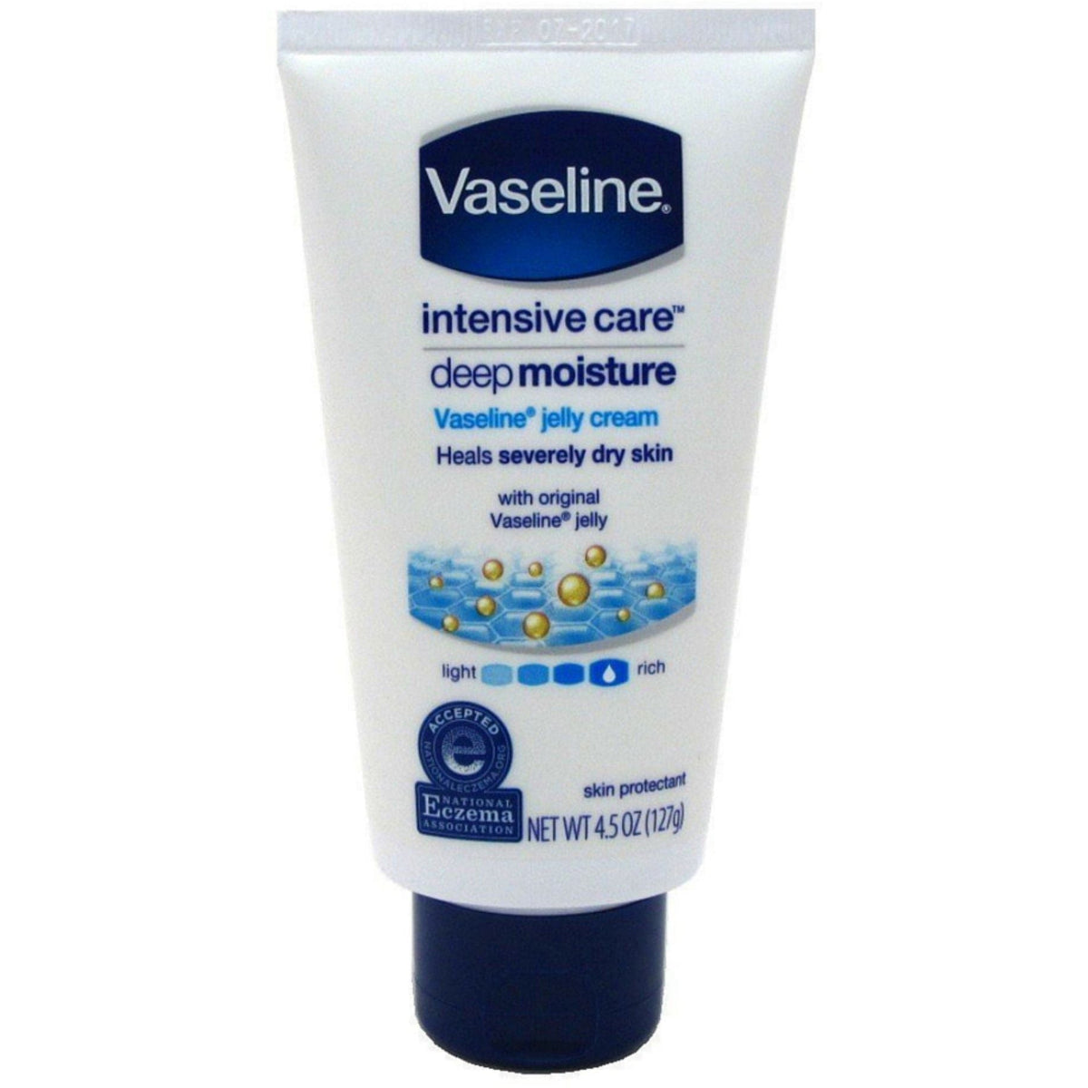 Vaseline Petroleum Jelly Cream, Deep Moisture, Creamy Formula 4.5 Oz
