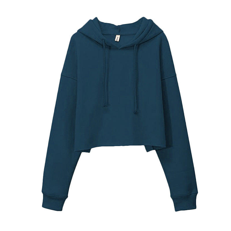 Womens Long Sleeve Fleece Lined Sports Hoodie