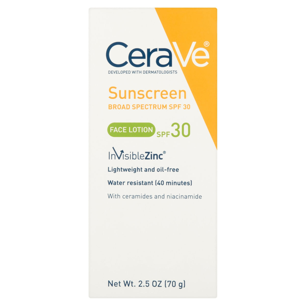 CeraVe Sunscreen Face Lotion SPF 30 2.5 Oz