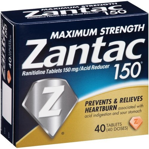 Zantac 150 Maximum Strength Acid Reducer Tablets