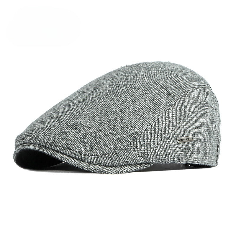 Casual All-matching Thickened Warm Beret Men