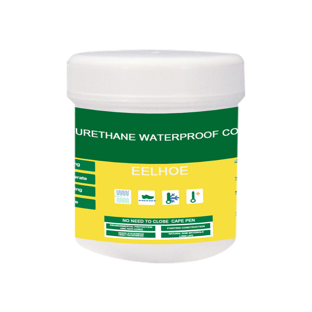 EELHOE Transparent Waterproof Glue Exterior Wall Bathroom Toilet Floor Tile Waterproof Material Waterproof Glue Gift Brush
