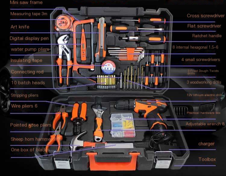 Style Loft Collection ToolStyle Multifunctional Drill and Tool Set