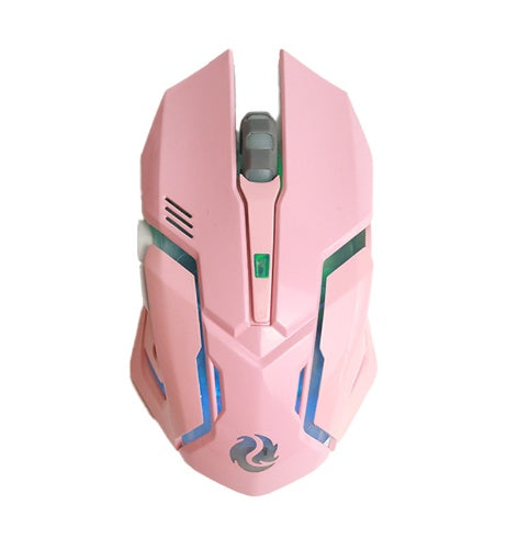 Silent Gaming Mouse with Wireless Charging
