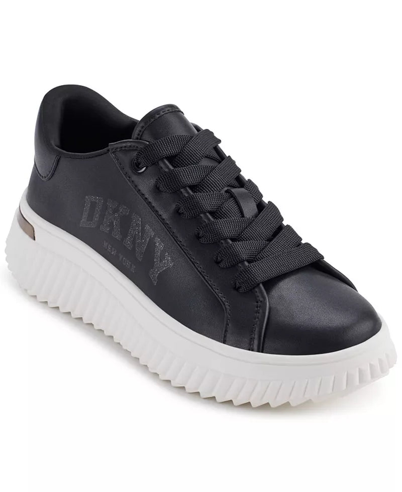 DNKY Women's Larissa Lace up Platform Sneakers