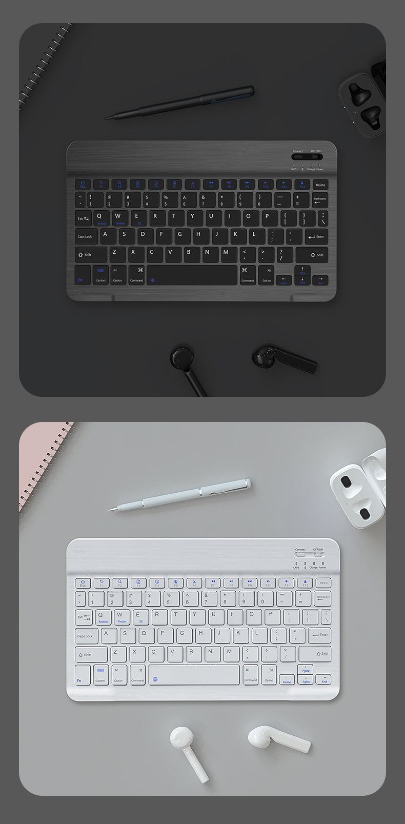 Tablet and Notebook Bluetooth Keyboard-Mouse Set