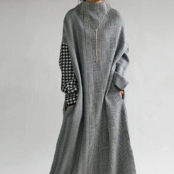 Autumn And Winter Loose Sweaters Dress For Women