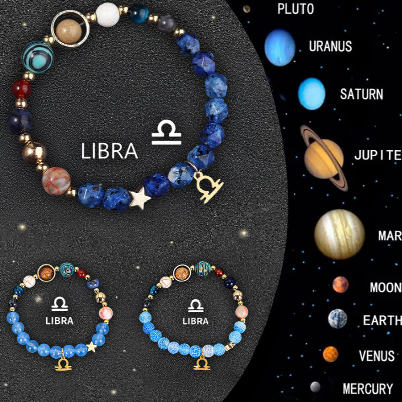 Twelve Zodiac Crystal Bracelets
