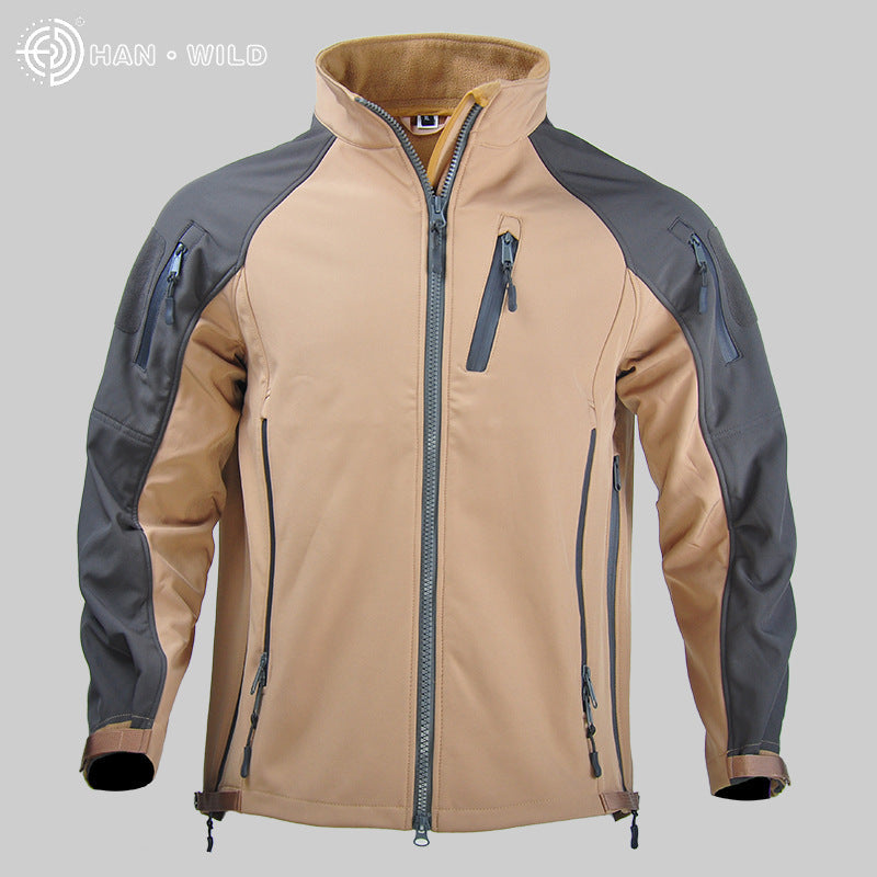 Men's Waterproof Tactical Softshell Jacket for Fall/Winter