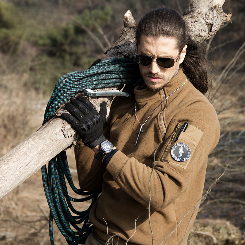 Men's Fleece Jacket with Lining for Fall and Winter