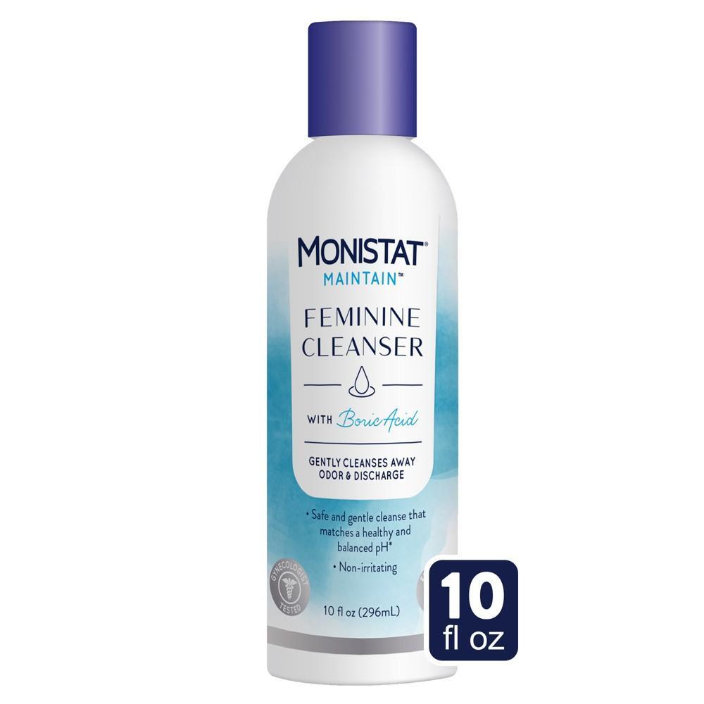 Monistat Maintain Feminine Cleanser With Boric Acid 10 Fl Oz