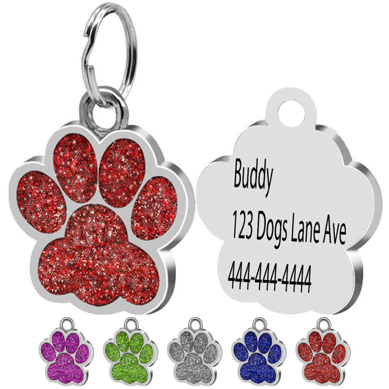 Pet Lover Gift Custom Dog Tag Personalized Flash