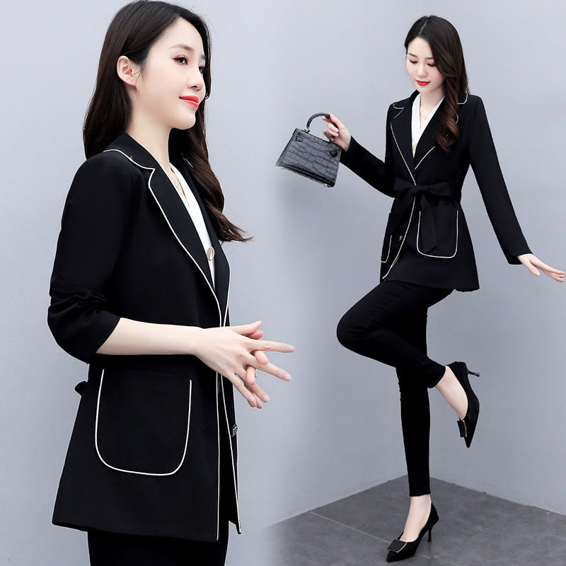 Slim High-End Versatile Spring Jacket for Girls