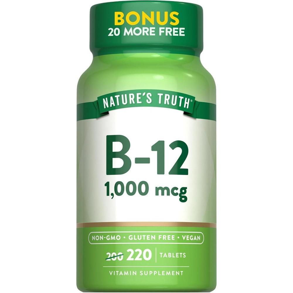 Nature's Truth Vitamin B-12 1,000 Mcg Tablets