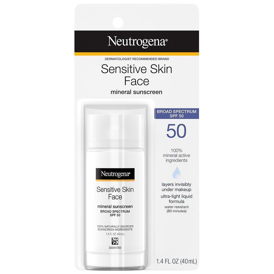 Neutrogena Pure & Free Liquid Sunscreen SPF 50 1.40 Fl Oz