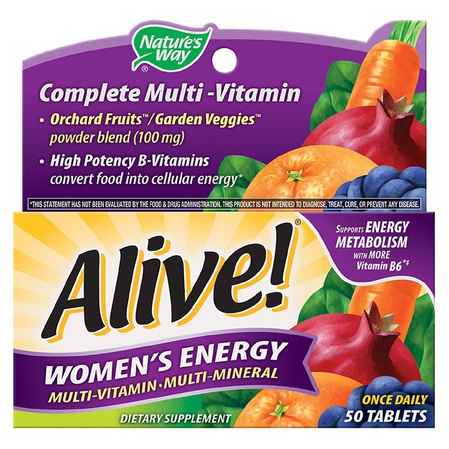 Nature's Way Alive! Alive Womens Energy Tablets Multivitamin Multimineral