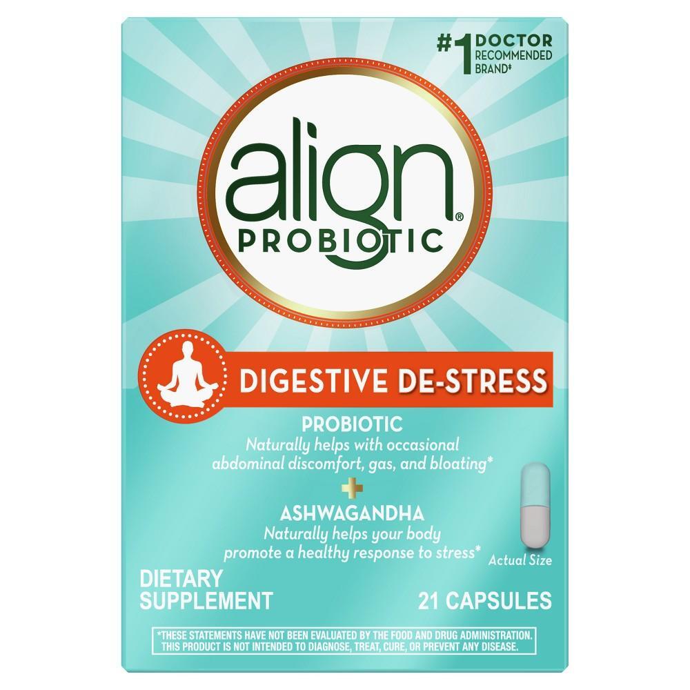 Align Digestive De-Stress Probiotic + Ashwagandha Capsules