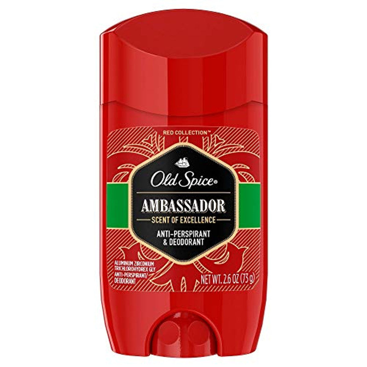 Old Spice Red Collection Ambassador Invisible Solid Antiperspirant And Deodorant - 2.6oz