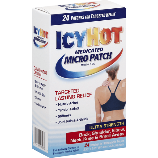 Icy Hot Medicated Micro Patch, Ultra Strength, Back, Shoulder, Elbow, Neck, Knee & Small Areas