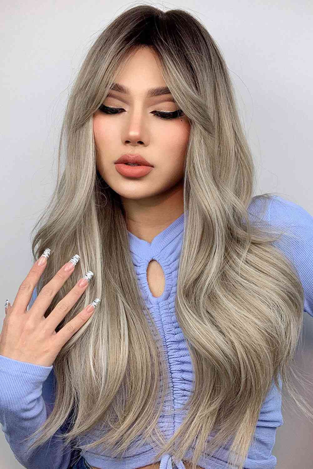Synthetic Cap Long Wave Wig, 26''