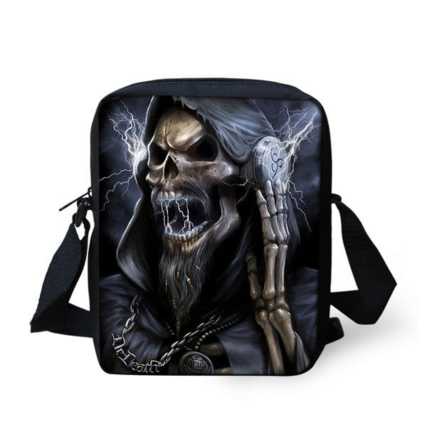 Skull Messenger Bag for Children