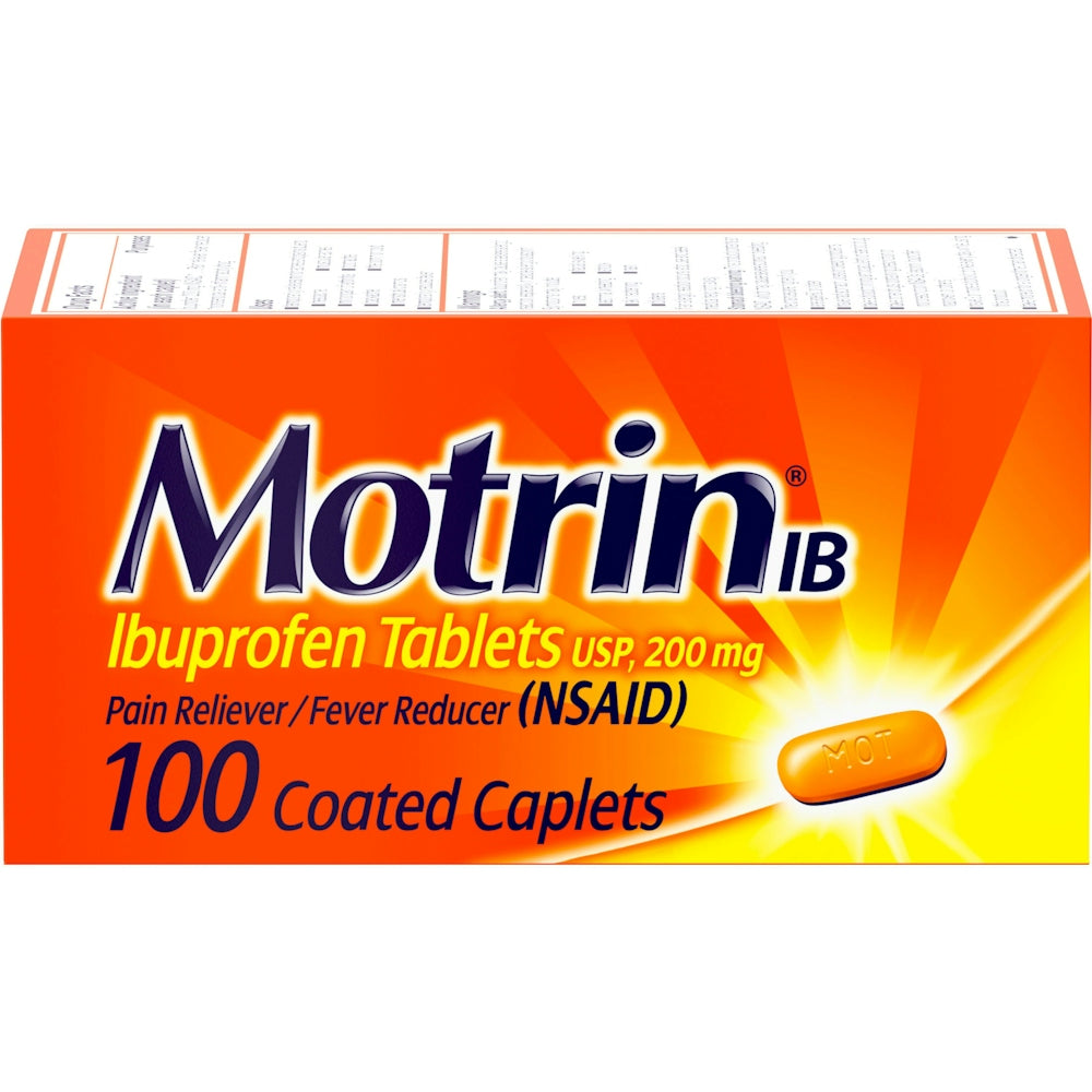 Motrin IB 200Mg Caplets 100Ct