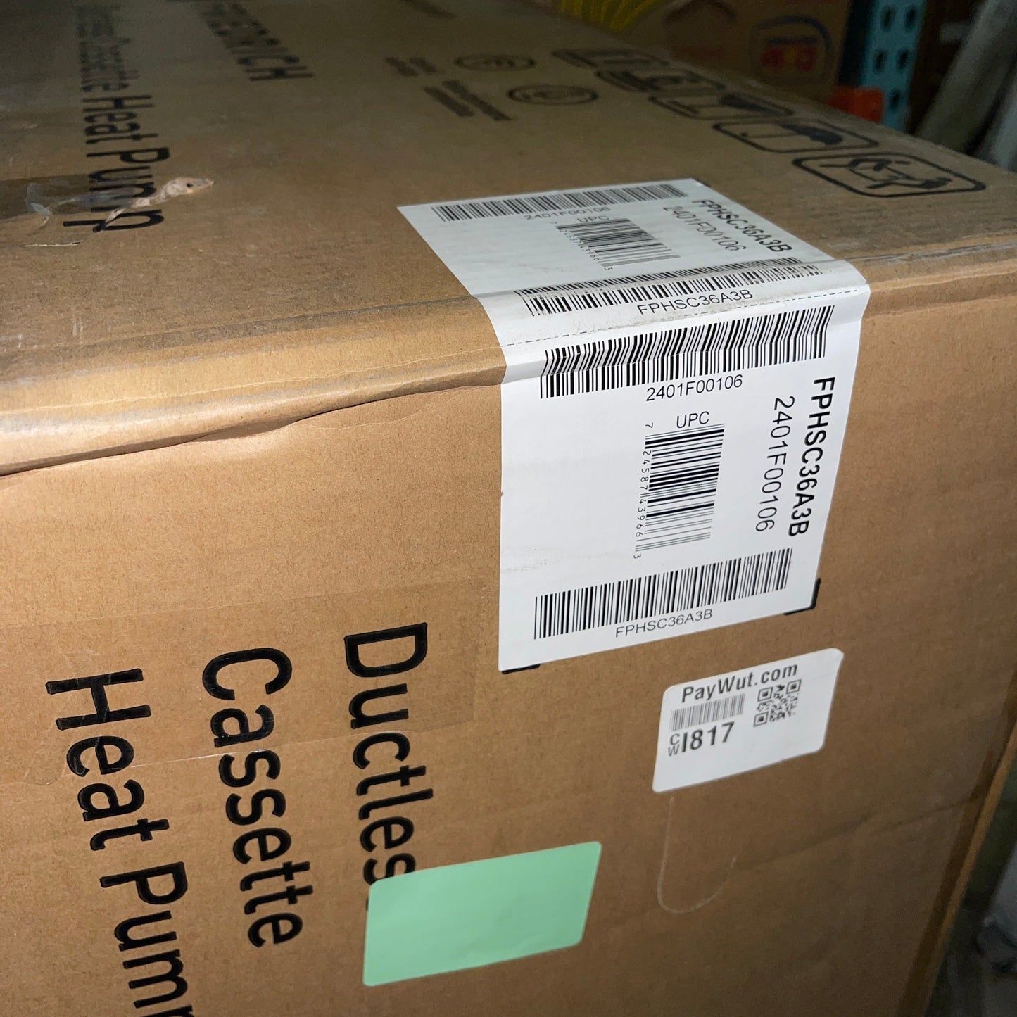 FRIEDRICH Ductless Cassette Heat Pump 33”H x 11-1/2”W Metal Finish