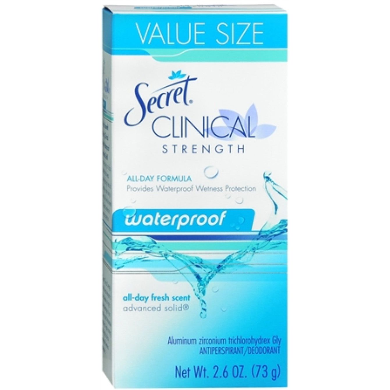 Secret Clinical Strength Soft Solid Antiperspirant And Deodorant - Waterproof - 2.6oz