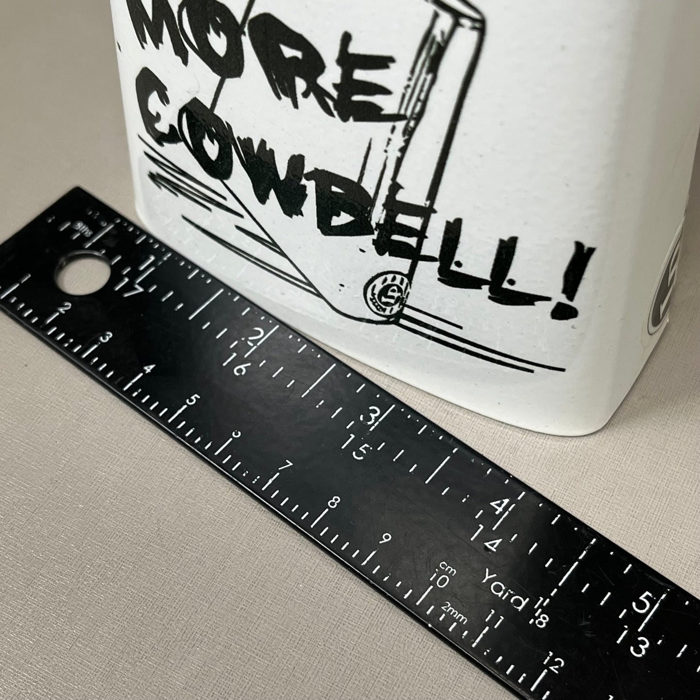 LP Mountable Collect-A-Bell More Cowbell 5" Fits 3/8" Dia rods White LP204C-MC