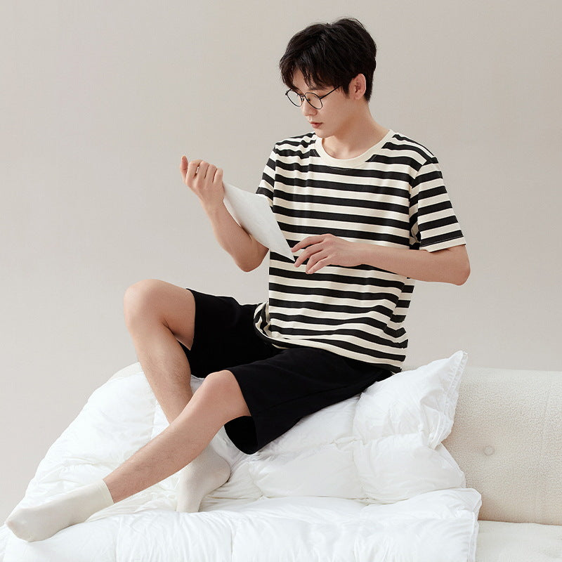Cotton Pajamas New Boys Casual Homewear Two-piece Suit