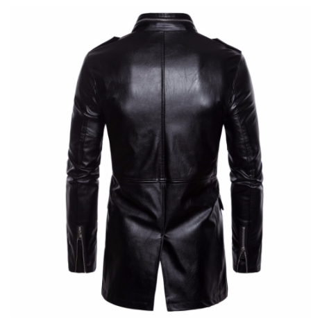 Men's Fashion Long Jacket with Four Pockets (B036)