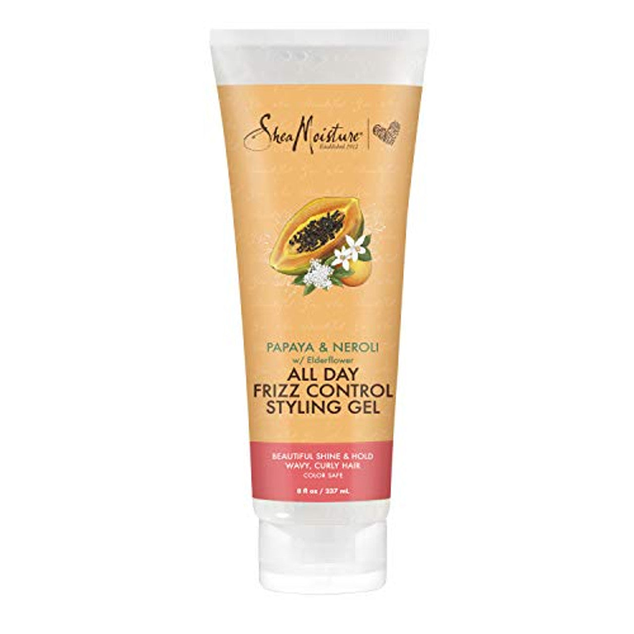 Shea Moisture All Day Frizz Control Styling Gel Papaya & Neroli, 8 Fl Oz