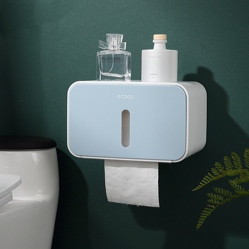 Wall-mounted non-perforated sanitary paper box