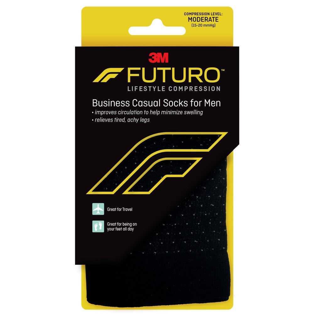 Futuro Men's  Socks 15-20  2 Ea  Lrg