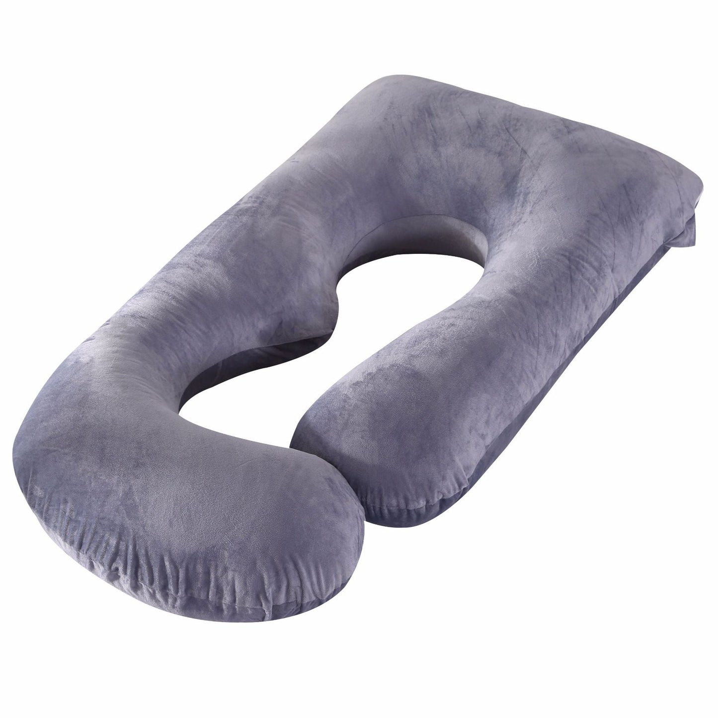 Pregnant women's detachable crystal velvet G-type side lying waist protection pillow