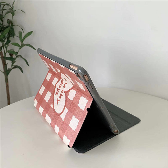 Apple-Compatible Tablet Soft Leather Protective Case